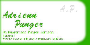 adrienn punger business card